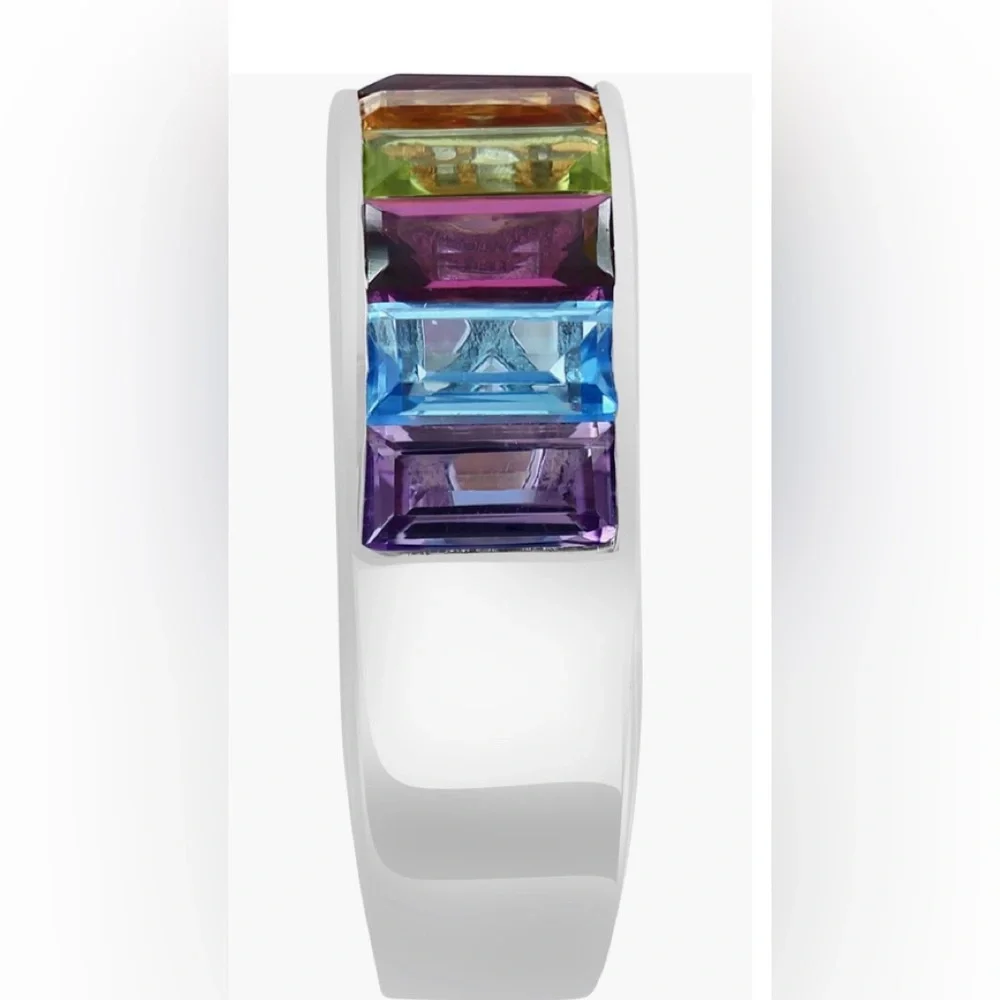 NWT EFFY Silver Gemstone Ring